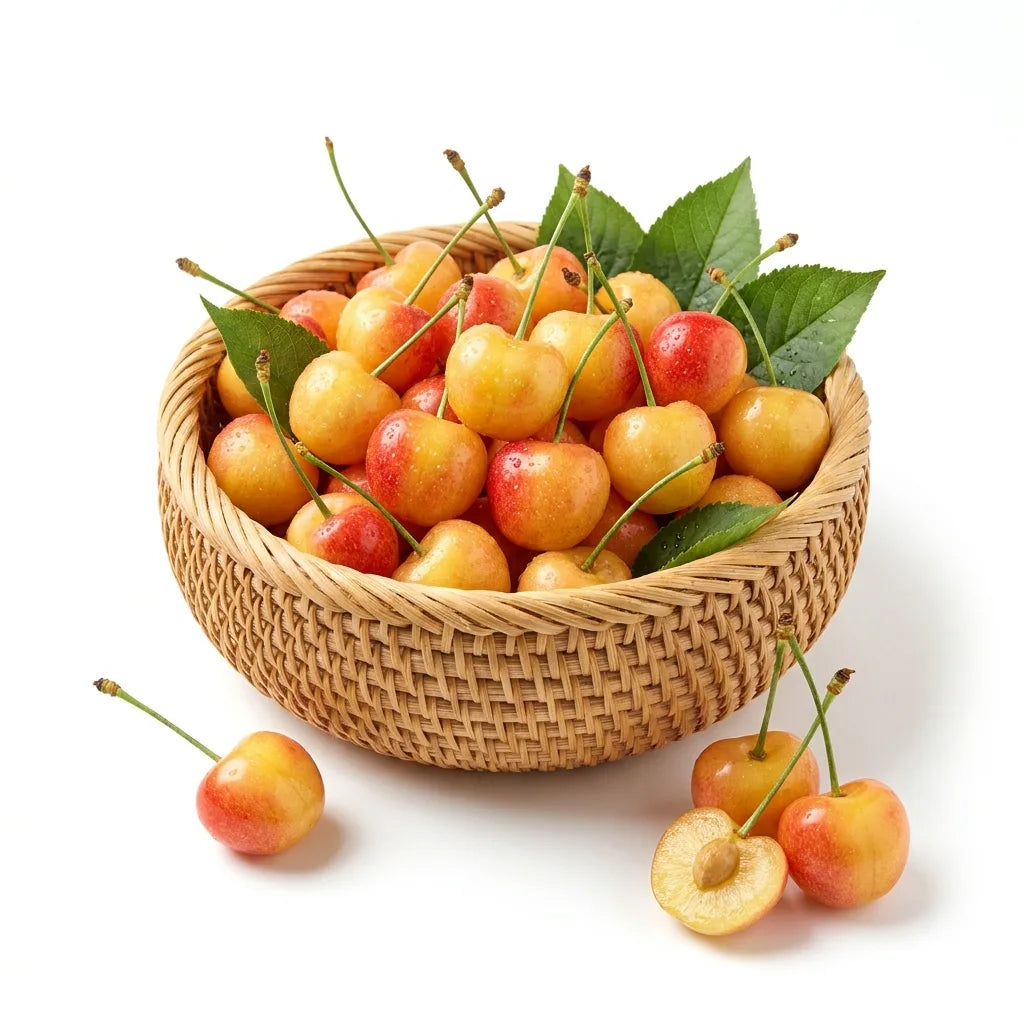 Rainier Cherries | Golden Drops of Summer Sweetness